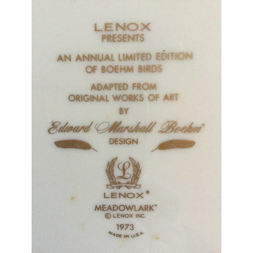 Lenox new meadowlark